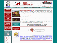 Tablet Screenshot of kpinspections.com